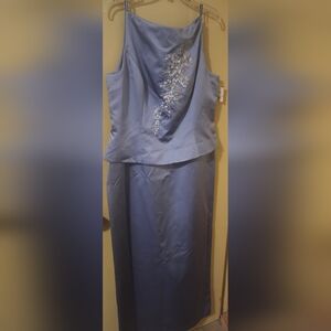 Light Blue Formal Dress Plus Size